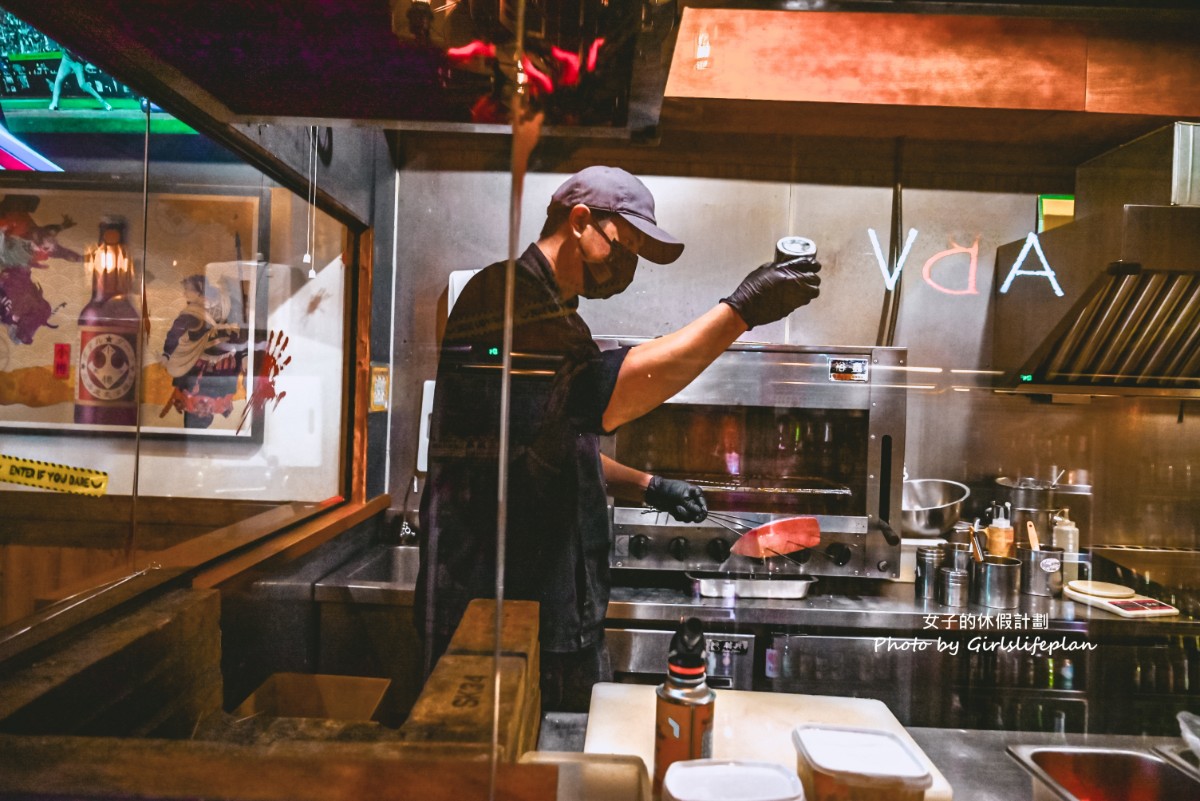 ABV日式居酒館林口長庚店｜全台唯一稻草燒刺身等日式料理，結合300款世界精釀酒(菜單) @女子的休假計劃