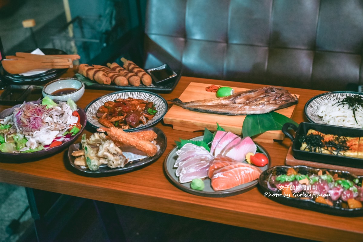 ABV日式居酒館林口長庚店｜全台唯一稻草燒刺身等日式料理，結合300款世界精釀酒(菜單) @女子的休假計劃