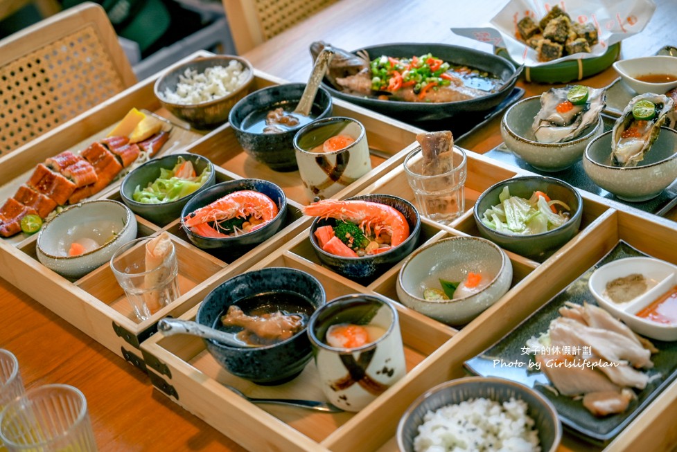 竹谷定食｜宜蘭在地人推薦，自助吧吃到飽太犯規(菜單) @女子的休假計劃