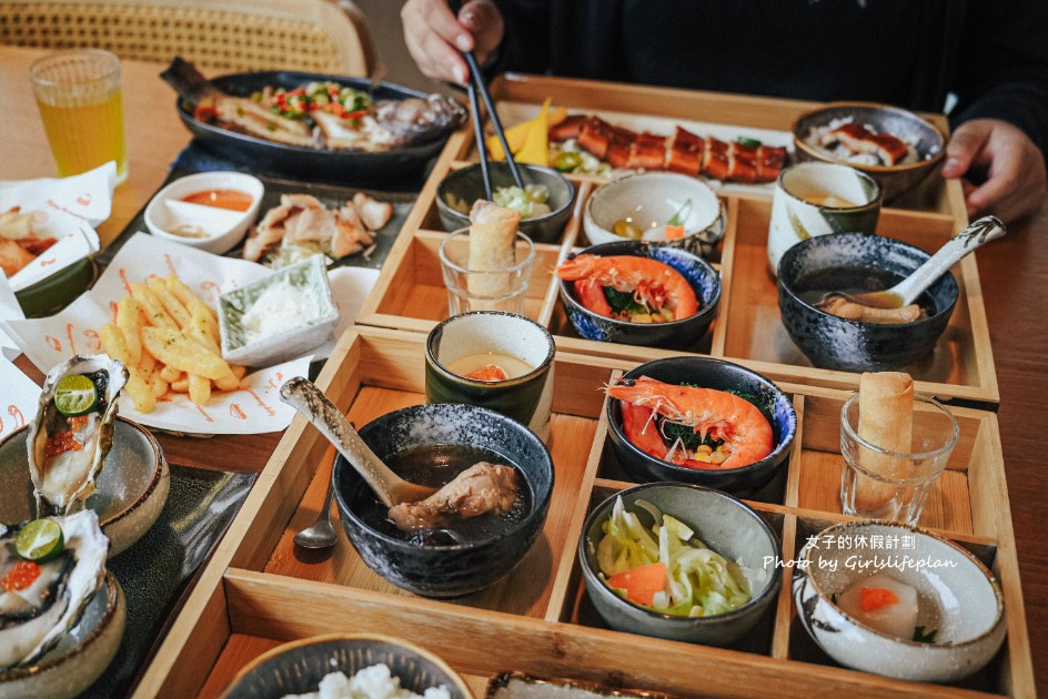 竹谷定食｜宜蘭在地人推薦，自助吧吃到飽太犯規(菜單) @女子的休假計劃