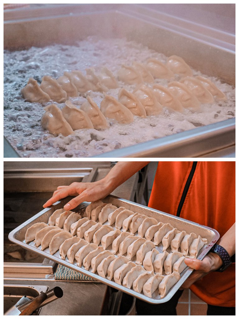 虎記餃子:外帶主餐50元起，餃子控看過來，日式脆皮一口煎餃，超Q彈蔬菜拉麵&福岡冰涼炸雞都在這/台北世貿美食 @女子的休假計劃