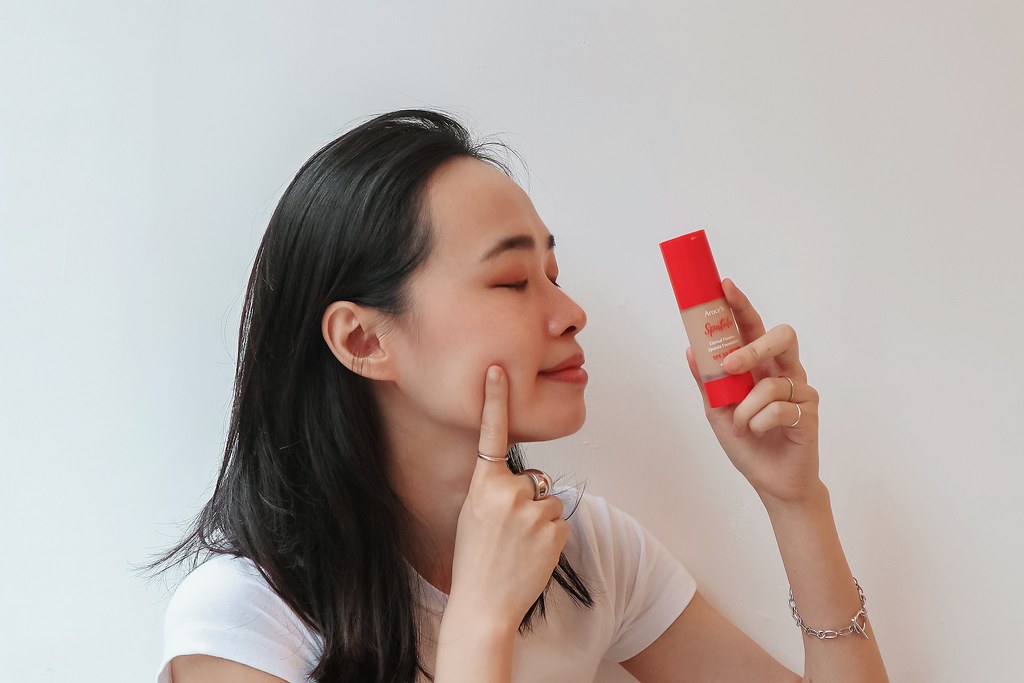 【美妝保養推薦】Aroce’b 艾珞皙肌膚輕食主張‎：最優質的MIT產品，粉底液超持久完美，打造立體輪廓好膚質。 @女子的休假計劃