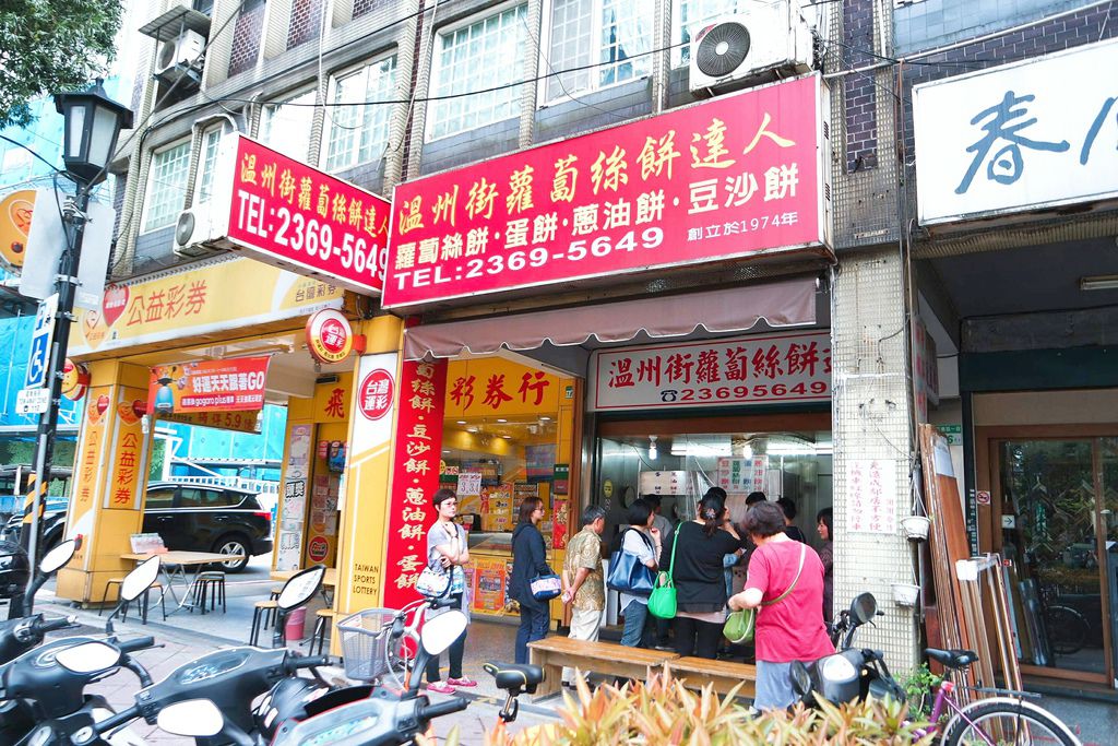 【台北美食】溫州街蘿蔔絲餅達人：台北師大必吃40年老店排隊美食/食尚玩家/外帶 @女子的休假計劃