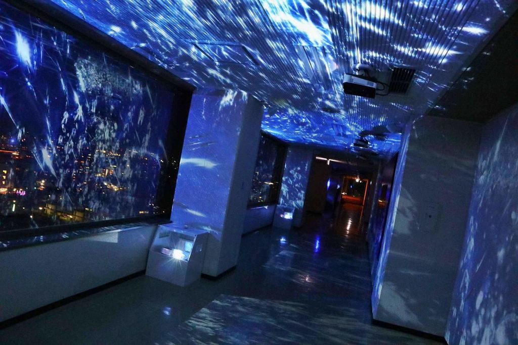 日本九州佐賀 | 佐賀縣廳展望台投影光雕秀「星空水族館」綺麗炫爛美麗夜景 @女子的休假計劃