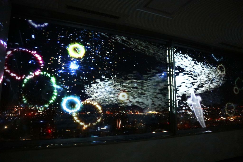 日本九州佐賀 | 佐賀縣廳展望台投影光雕秀「星空水族館」綺麗炫爛美麗夜景 @女子的休假計劃