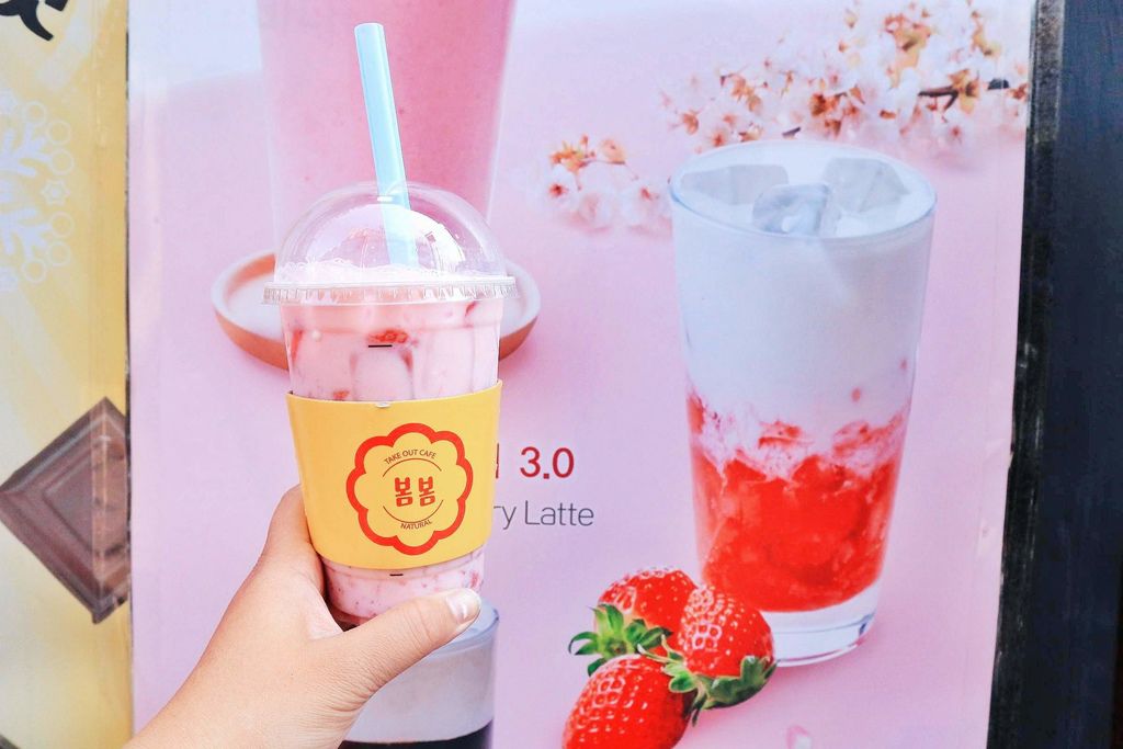 【韓國大邱美食】카페봄봄(Cafe BOM BOM)，美到逆天又好喝的草莓飲料 @女子的休假計劃
