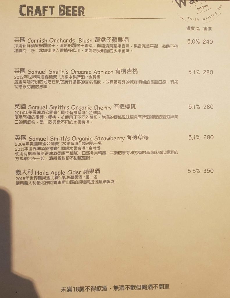 【台北東區餐酒館】Waiting Bistro等等小酒館：紙醉金迷的夜晚，一抹心靈寄託解壓的綠洲。 @女子的休假計劃