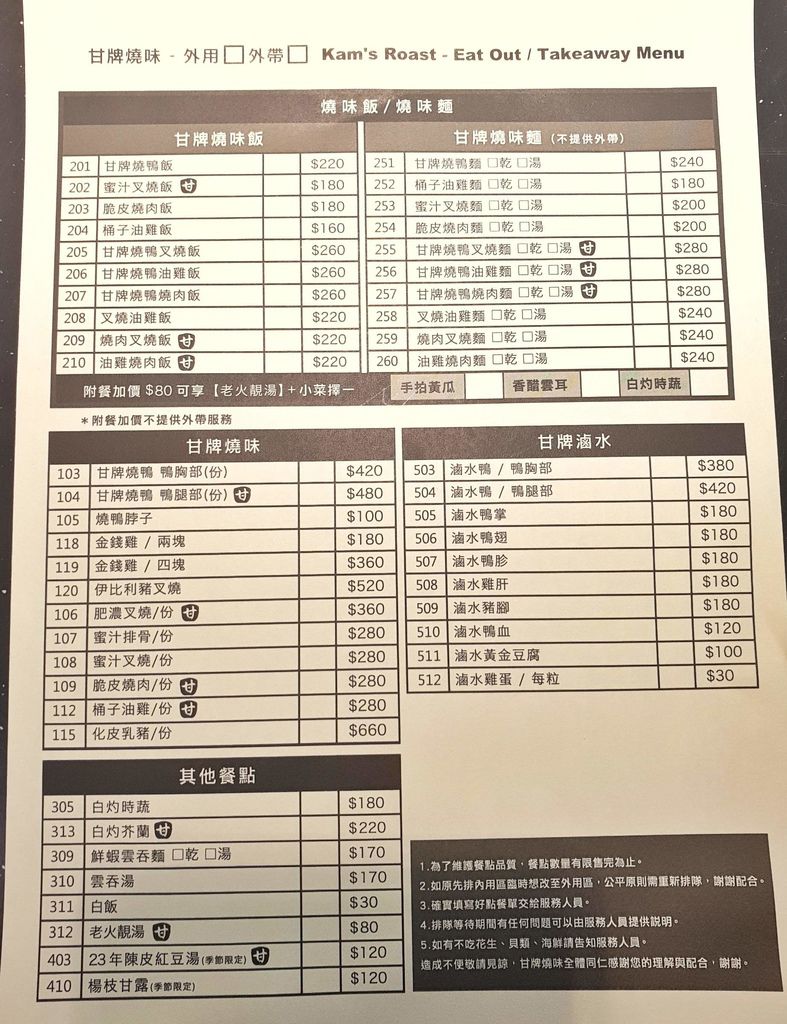 【暫停營業】甘牌燒味台灣 /香港米其林一星排隊美食 @女子的休假計劃