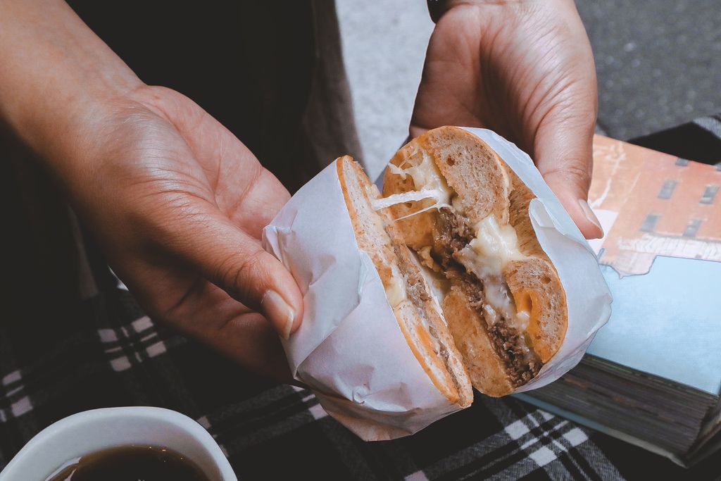 飽貝bo&#8217;bagel &#8211; 貝果Cafe：搖籃爐烈火烘培新鮮出爐手作貝果，每一款都讓人選擇困難/台北不限時咖啡廳/外帶 @女子的休假計劃