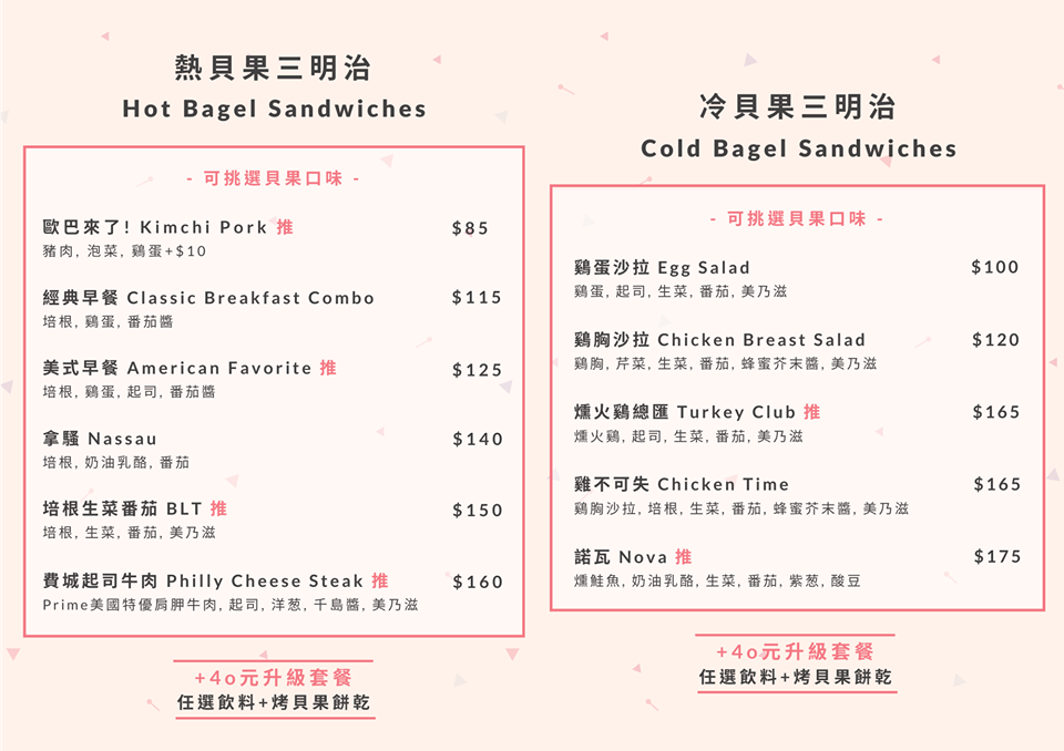 飽貝bo&#8217;bagel &#8211; 貝果Cafe：搖籃爐烈火烘培新鮮出爐手作貝果，每一款都讓人選擇困難/台北不限時咖啡廳/外帶 @女子的休假計劃