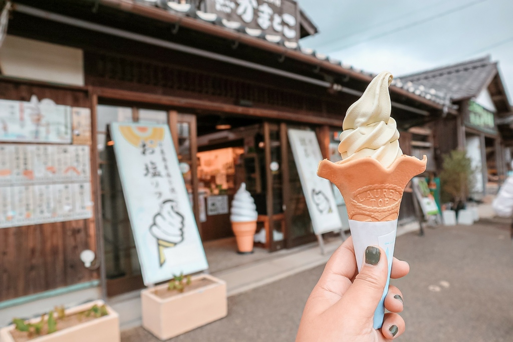 【四國香川】小豆島の台所かまとこ Kamatoko：美味的橄欖抹茶冰淇淋 / 二十四の瞳映画村 (二十四隻眼睛電影村) @女子的休假計劃