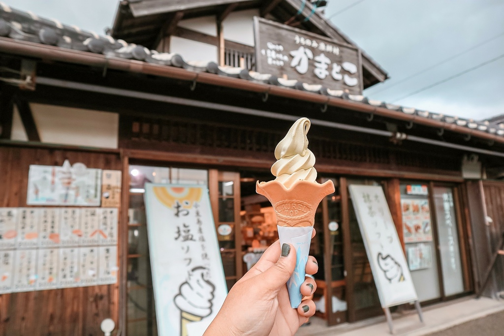 【四國香川】小豆島の台所かまとこ Kamatoko：美味的橄欖抹茶冰淇淋 / 二十四の瞳映画村 (二十四隻眼睛電影村) @女子的休假計劃