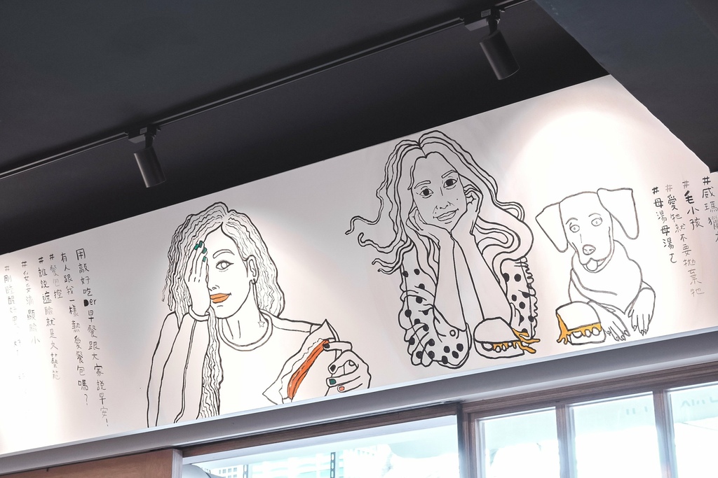 Minami光波餐包甜點販賣所：土城巷弄內文青日式風格早午餐，手繪漫畫塗鴉速寫著簡單日常。 @女子的休假計劃