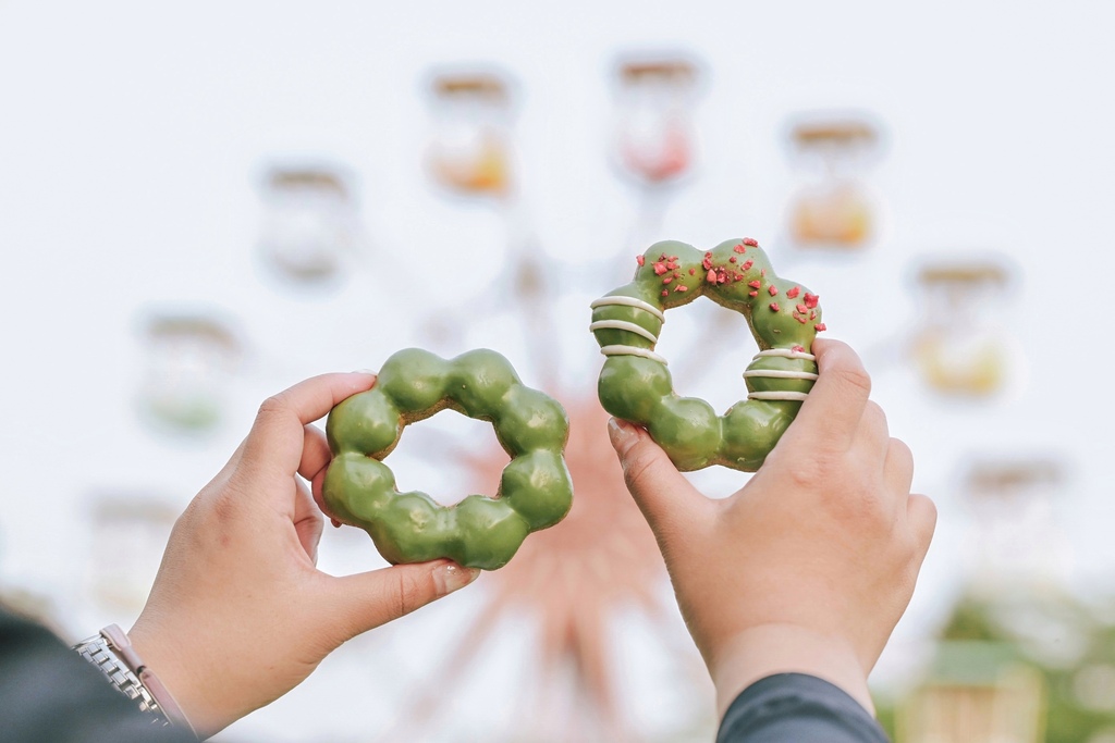 抹茶控暴動！Mister DonutＸ辻利茶舗：抹茶季限定甜甜圈，從輕抹到重抹層層感受一次到位！ @女子的休假計劃